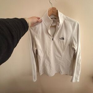 The North Face Cream Fleece pullover